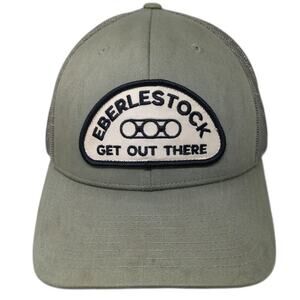 Eberlestock Trucker Hat Green One Size Mesh Back Snapback Patch Get Out There